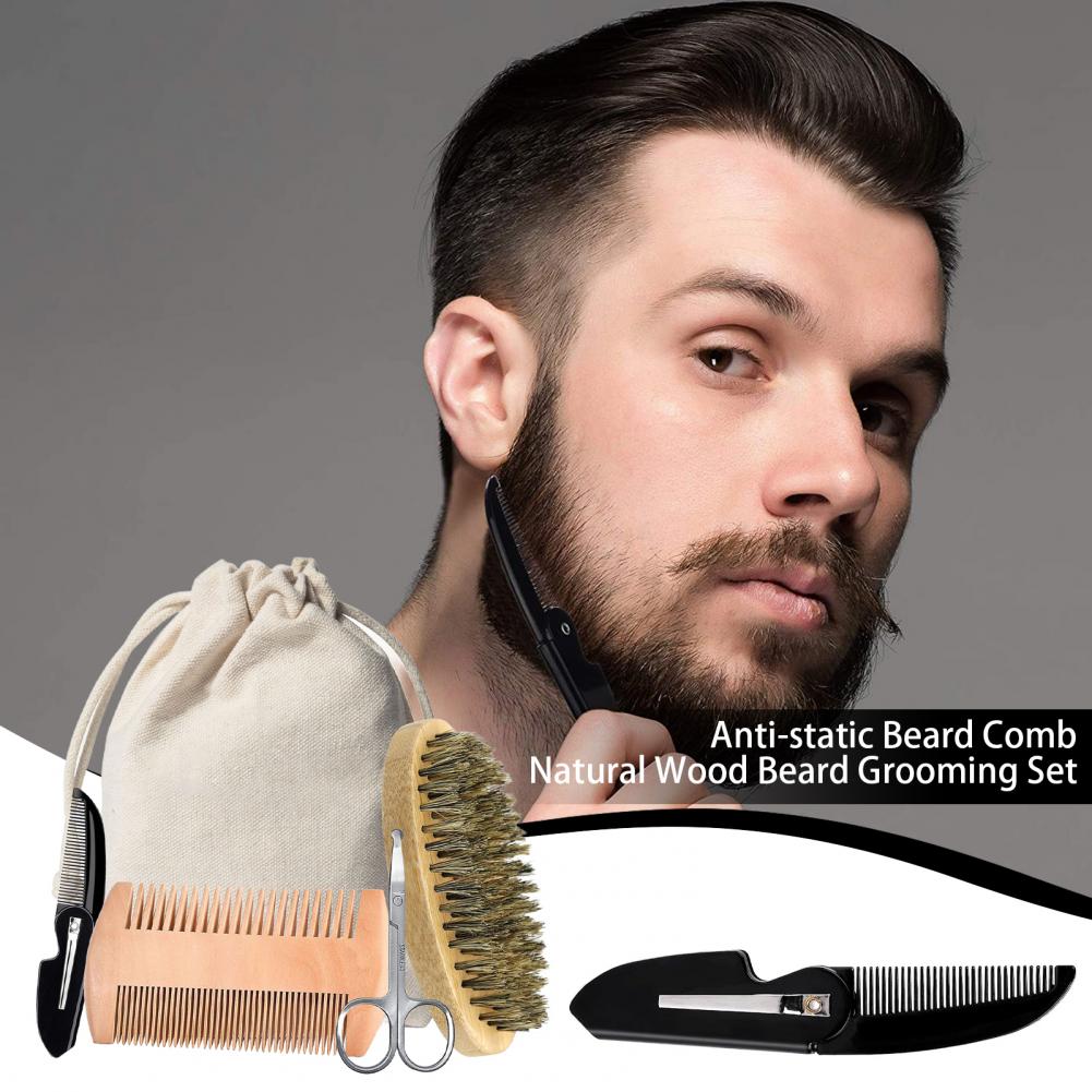 Mens Grooming Kit Bag - Kit de toilettage de barbe avec