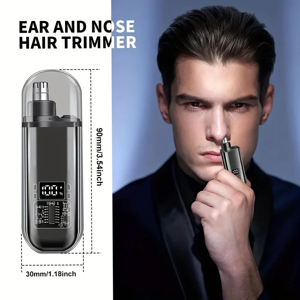 Mens Grooming Kit Bag - Tondeuse à poils de nez et