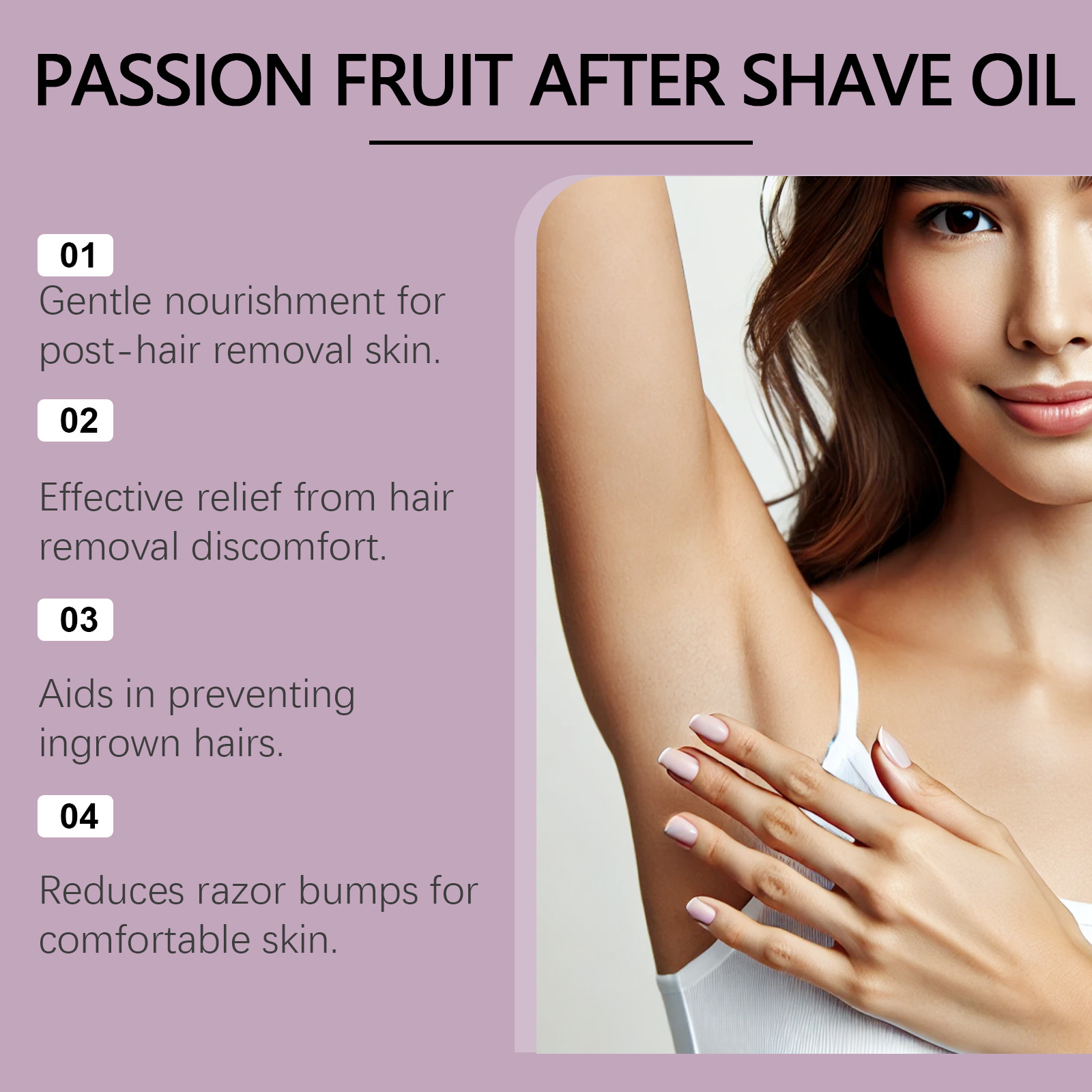 Ingrown Hair Serum - L'huile après-rasage empêche les poils incarnés
