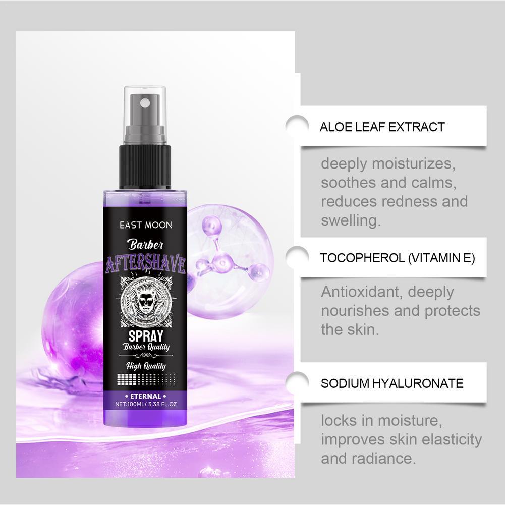 Men'S Grooming Aftershave - Spray après-rasage pour hommes, hydratant en