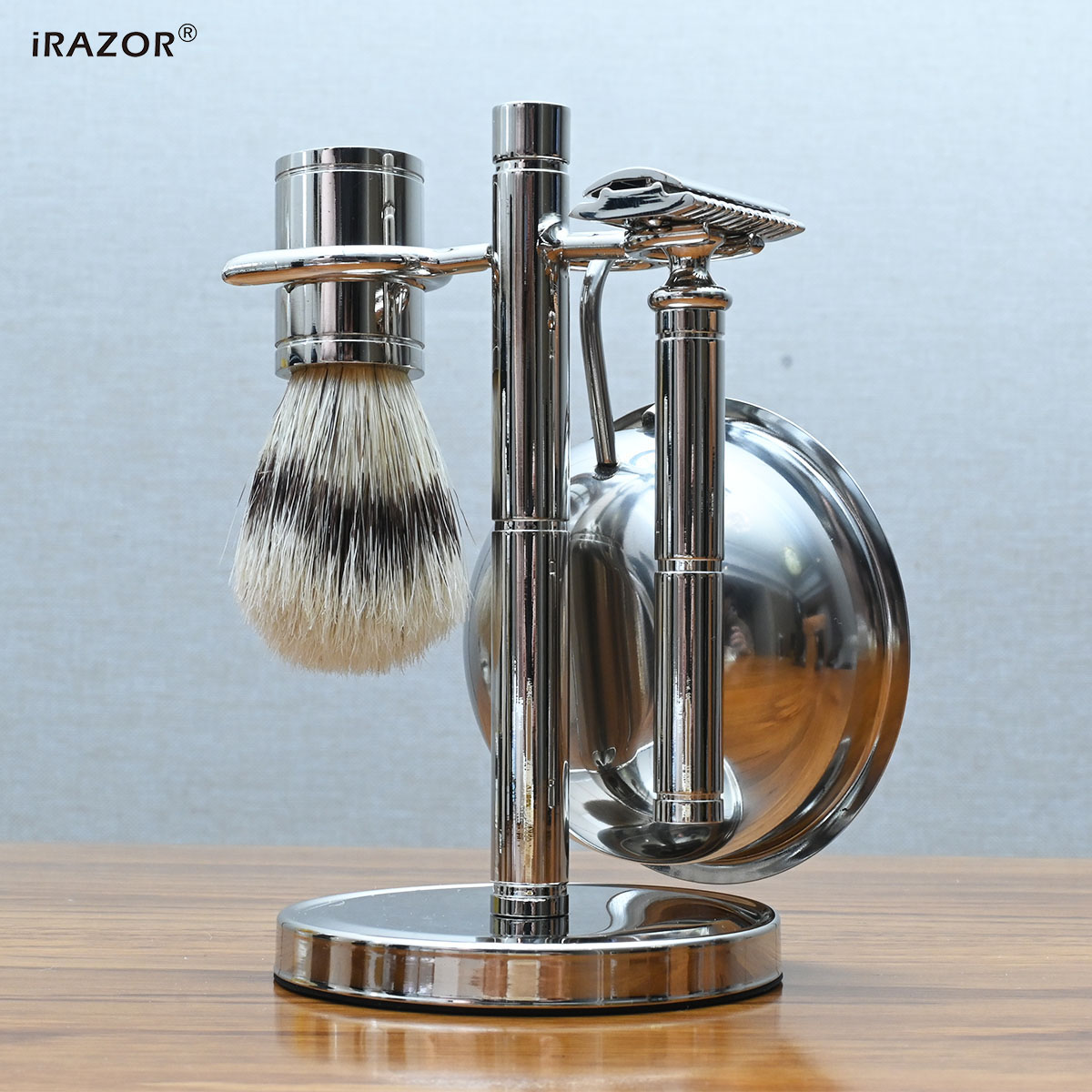 Mens Vintage Grooming Kit - iRAZOR – rasoir de sécurité classique